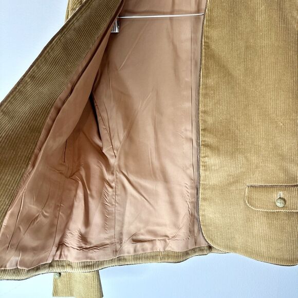 VTG 70s Corduroy Women'sSuit Set Blazer & Straight Skirt New With Tag Sz 8/9 - Picture 8 of 14